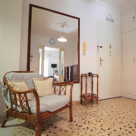 Quiet Apt In Town With A/c, Veranda & Kitchen * Tínos